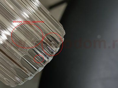 utsenka-SL6224.403.01 Светильник подвесной ST-Luce Черный/Прозрачный LED 1*8W 4000K BAMBOO