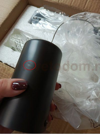 utsenka-SL6224.403.01 Светильник подвесной ST-Luce Черный/Прозрачный LED 1*8W 4000K BAMBOO