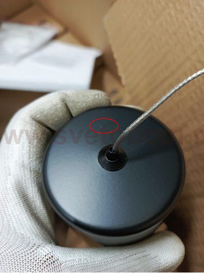 utsenka-SL6224.403.01 Светильник подвесной ST-Luce Черный/Прозрачный LED 1*8W 4000K BAMBOO