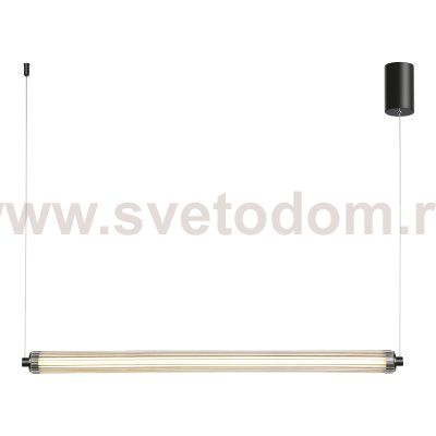 utsenka-SL6224.413.01 Светильник подвесной ST-Luce Черный/Прозрачный LED 1*30W 4000K BAMBOO