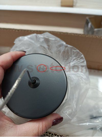 utsenka-SL6224.413.01 Светильник подвесной ST-Luce Черный/Прозрачный LED 1*30W 4000K BAMBOO