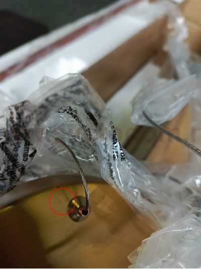 utsenka-SL6225.303.03 Светильник подвесной ST-Luce Латунь/Терракотовый, Белый LED 3*13W 3000K BRICK