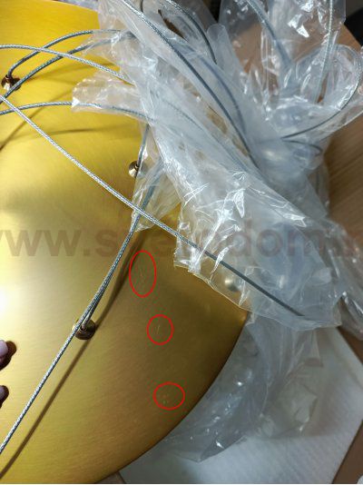 utsenka-SL6225.303.10 Светильник подвесной ST-Luce Латунь/Терракотовый, Белый LED 10*6,5W 3000K BRICK