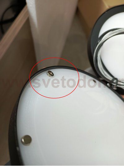 utsenka-SL6508.403.01 Светильник подвесной ST-Luce Черный/Белый LED 1*60W 4000K RIO