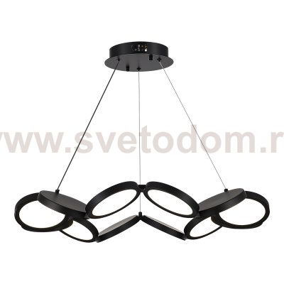 utsenka-SL6508.403.01 Светильник подвесной ST-Luce Черный/Белый LED 1*60W 4000K RIO