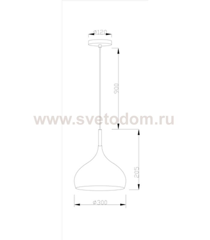Подвесной светильник Moderli V1296-1P Eline 1*E27*60W
