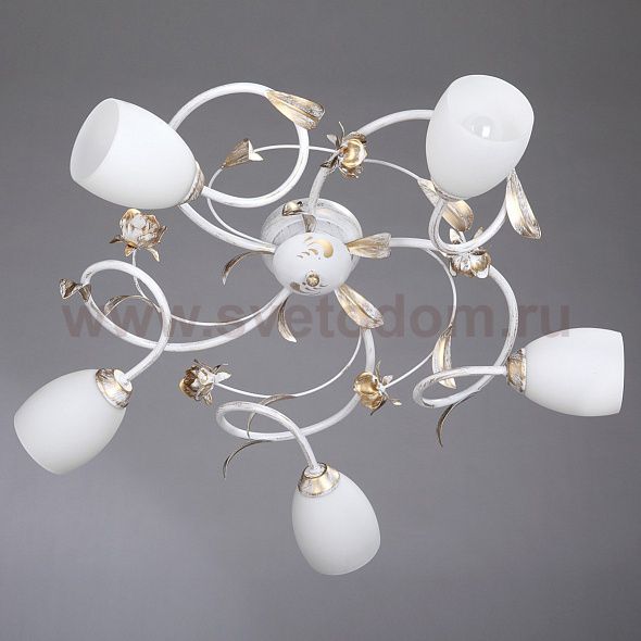 Люстра потолочная с цветами Vitaluce V1538/5PL