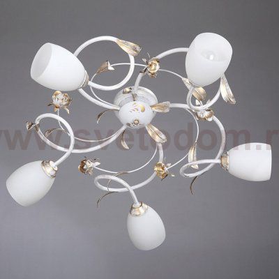 Люстра потолочная с цветами Vitaluce V1538/5PL