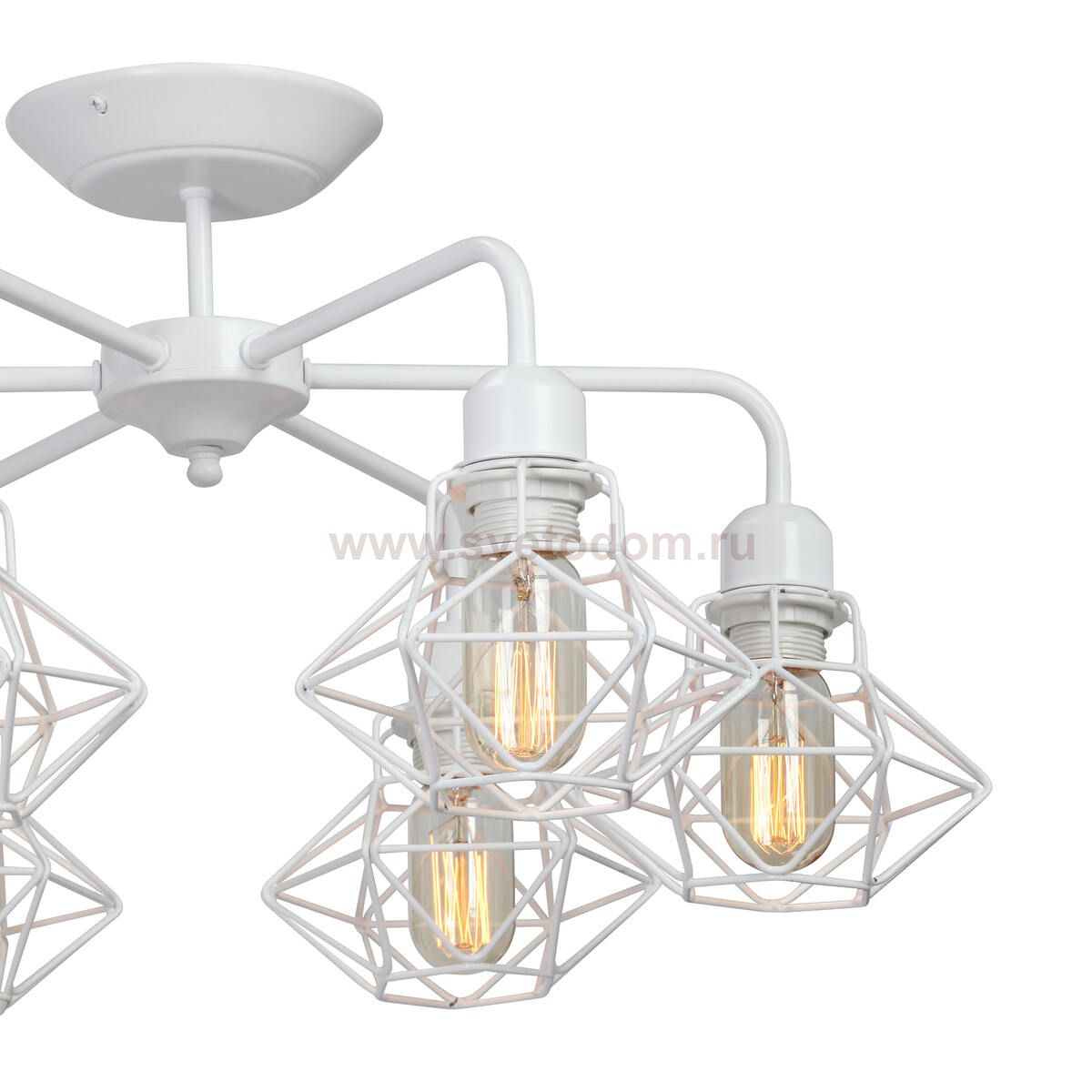 Люстра Vitaluce V4258-0/6PL, 6xE27 макс. 40Вт