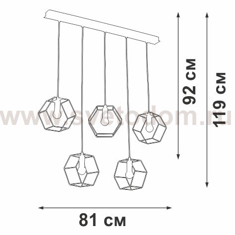 Светильник напольный Vitaluce V1796-0/1P, 1хЕ27 макс. 40Вт