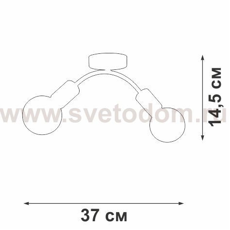 Люстра Vitaluce V4989-1/2PL