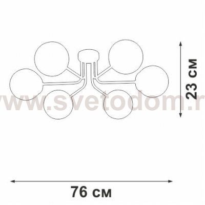 Люстра Vitaluce V4998-1/6PL