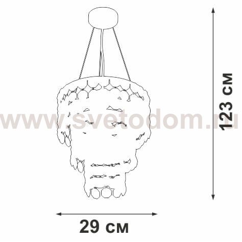 Люстра Vitaluce V5355-9/4