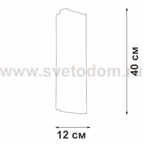 Светодиодный светильник Vitaluce V5829-8/1A, LED 19Вт, 3900-4200K