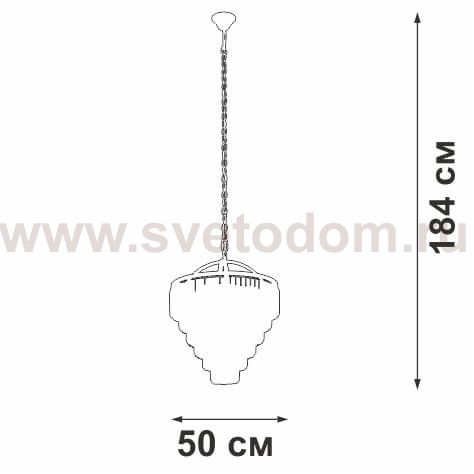 Люстра Vitaluce V5839-8/13