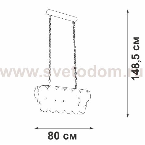 Люстра Vitaluce V5849-7/18