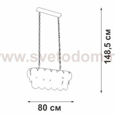 Люстра Vitaluce V5849-7/18