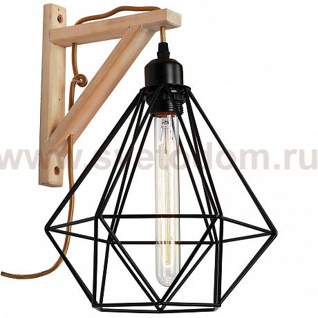 Подвес настенный HIPER H144-1 1*E27*60Вт BLACK Minnie