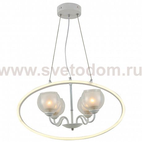 Люстра HIPER H806-4 4*E27*60Вт + LED 60Вт WHITE Marchena