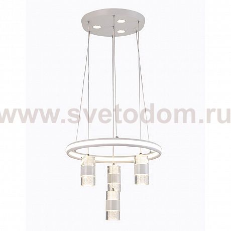 Люстра HIPER H801-4 LED 3*3Вт+2*25Вт+4*5Вт WHITE INGRID