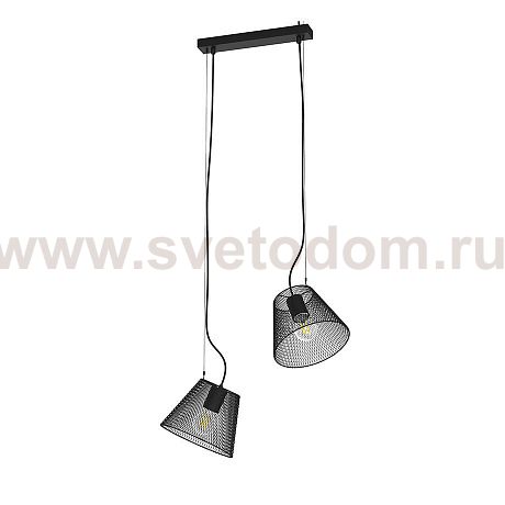 Подвес HIPER H155-1 2*E27*60Вт BLACK Grid