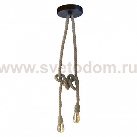 Подвес HIPER H156-7 2*E27*60Вт BROWN Rope