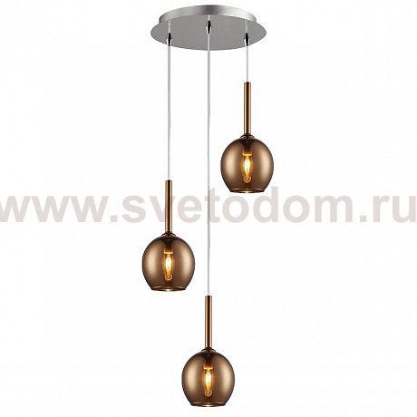 Светильник подвесной Zumaline MONIC MD1629-3B(copper)