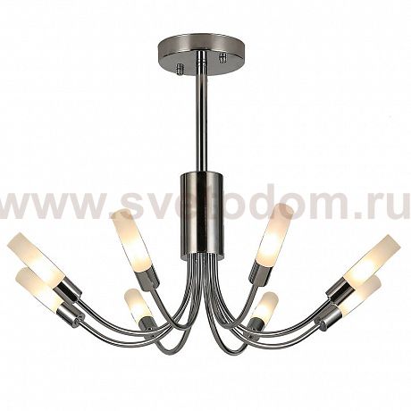 Люстра HIPER H820-5 8*G4*max LED 6Вт CHROME Arrow