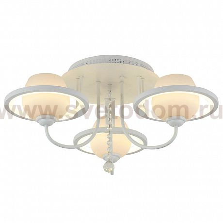Люстра HIPER H804-3 3*E27*60Вт + LED 42Вт WHITE Ronda