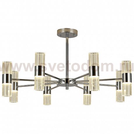 Люстра HIPER H820-1 LED 16*10Вт 3000K/4000K/5000K CHROME Ice