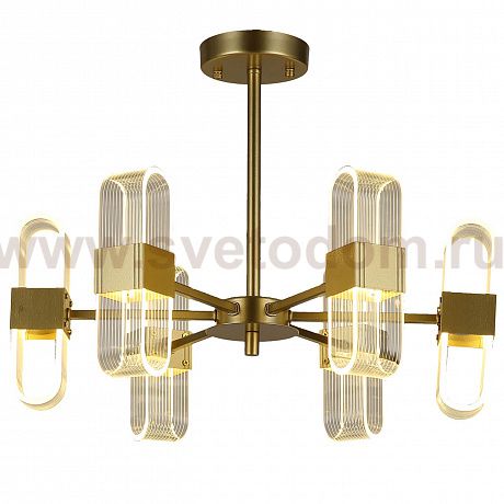 Люстра HIPER H820-3 LED 6*12Вт GOLD Ice