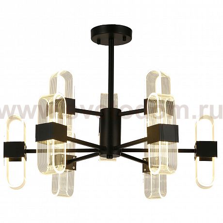 Люстра HIPER H820-4 LED 9*12Вт BLACK Ice