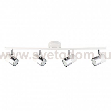 Светильник поворотный HIPER H078-4 4*GU10*50Вт WHITE/CHROME Alba