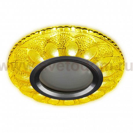 Светильник встраиваемый HIPER H065-1 MR16 GU5.3*50Вт + LED 3Вт GOLD Domenica
