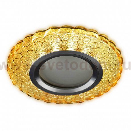 Светильник встраиваемый HIPER H066-1 MR16 GU5.3*50Вт + LED 3Вт ORANGE Domenica