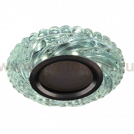 Светильник встраиваемый HIPER H068-1 MR16 GU5.3*50Вт + LED 3Вт CLEAR Domenica