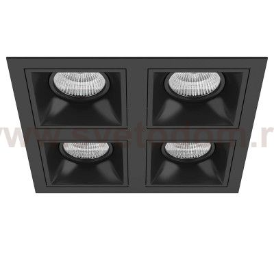 Комплект из светильников и рамки  Domino Lightstar D54707070707
