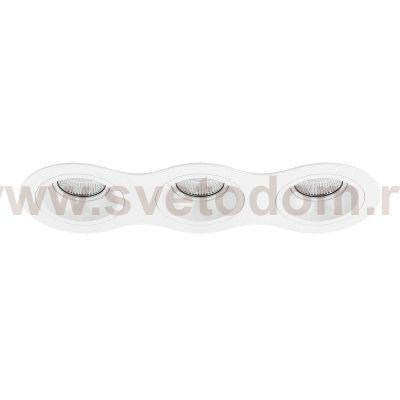 Комплект из светильников и рамки DOMINO Domino Lightstar D636060606