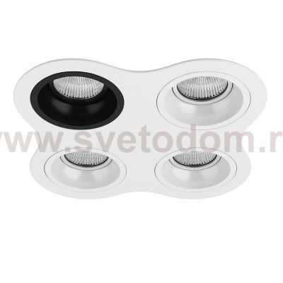 Комплект из светильников и рамки DOMINO Domino Lightstar D64607060606