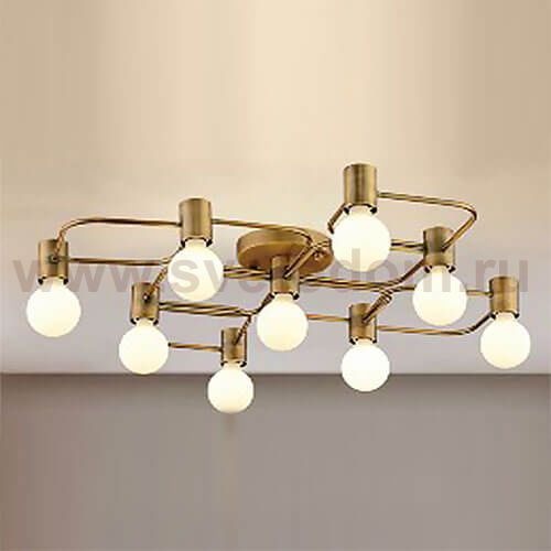 Vega PL 6088/9 bronze светильник потолочный Italline