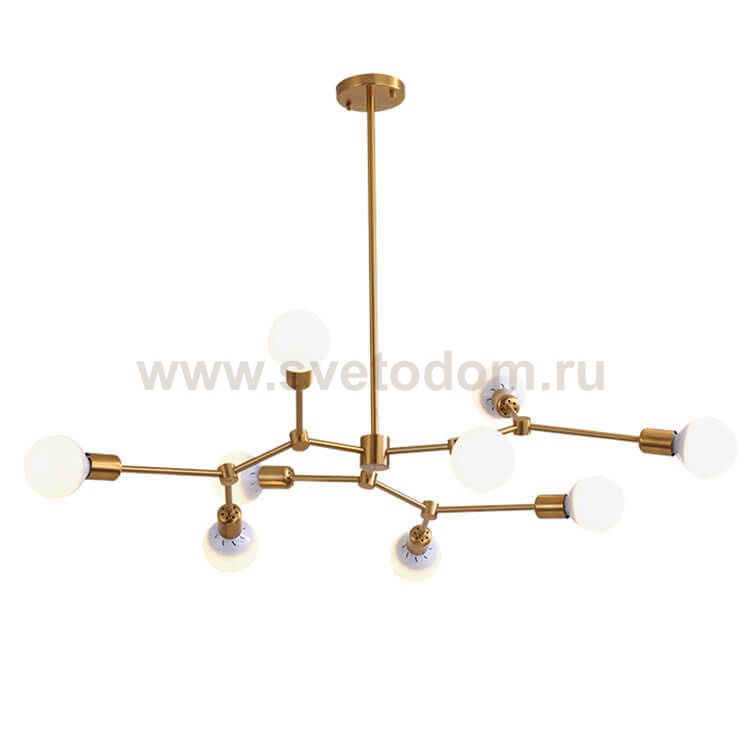 Люстра Italline Vega SP 6228/9 brass