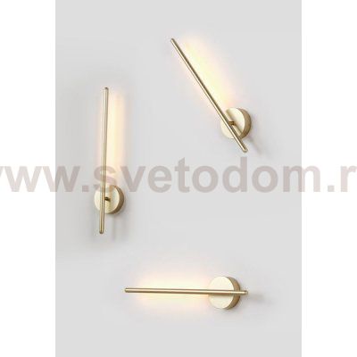 Поворотный настенный светильник Crystal Lux VERDE AP L500 GOLD (3721/405)