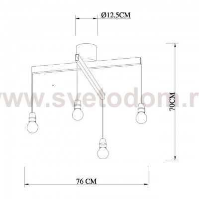 Потолочная люстра Vele Luce Avvenente VL1332L04