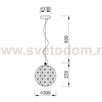 Подвесной светильник Vele Luce Letizia VL1712P01