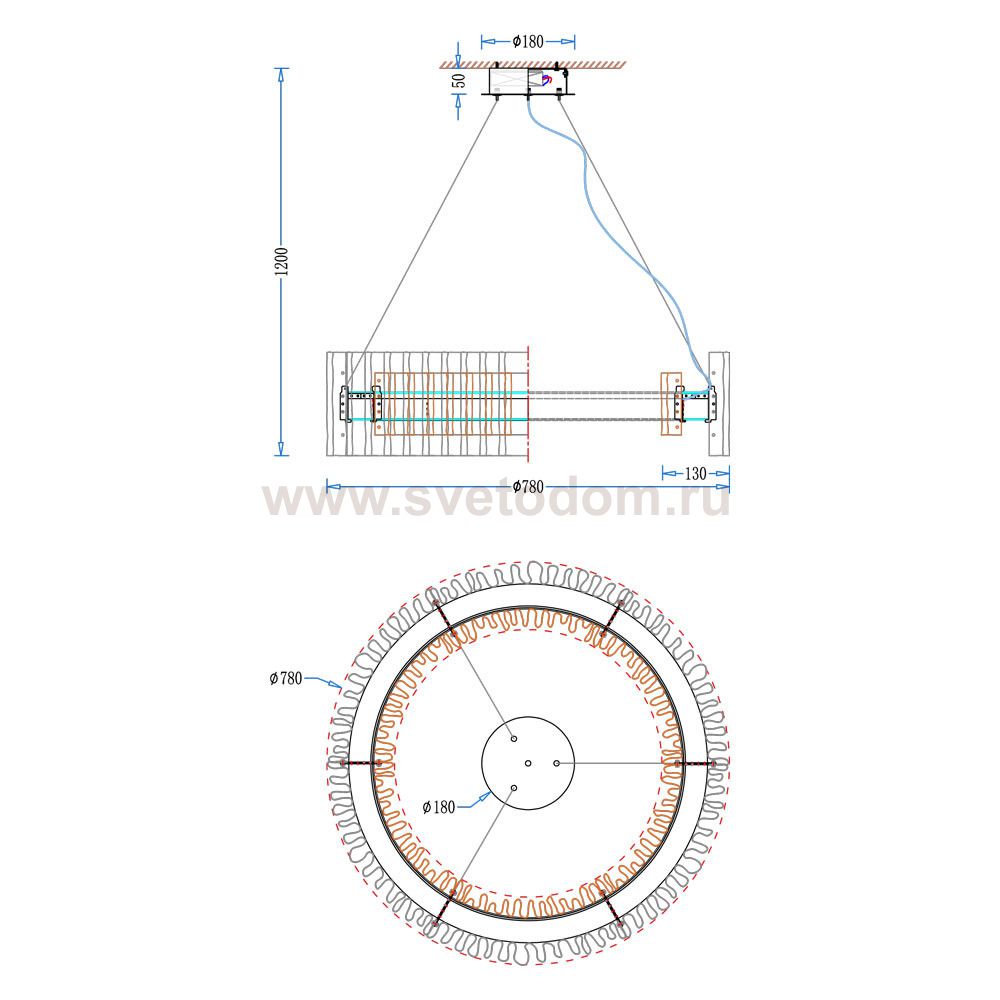 Светильник Wertmark WE117.02.103