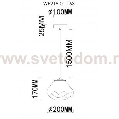 Светильник Wertmark WE219.01.163