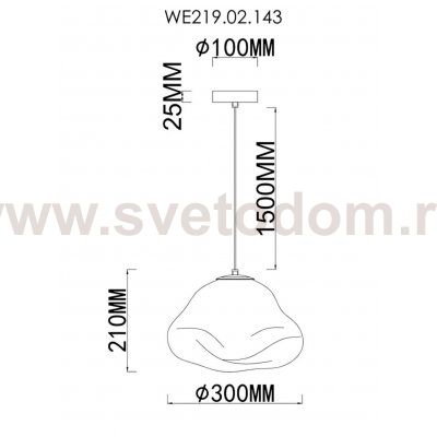 Светильник Wertmark WE219.02.143