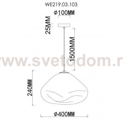 Светильник Wertmark WE219.03.103