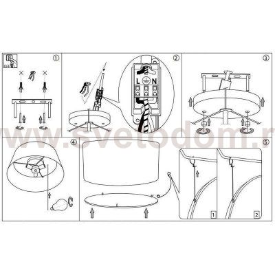 Потолочный светильник Ideal lux WHEEL PL3 (36014)