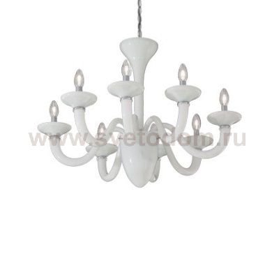 Подвесной светильник Ideal lux WHITE LADY SP8 (19390)